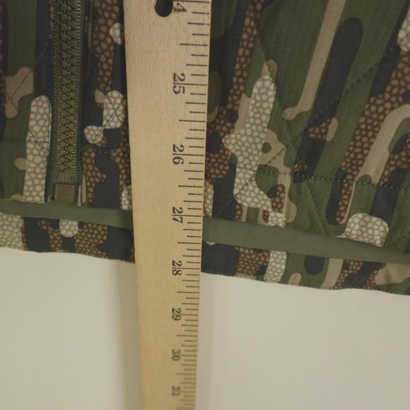 New NWT Duck Camp Jacket Airflow Insulated Hoodie - Woodland Camo - Picture 7 of 10